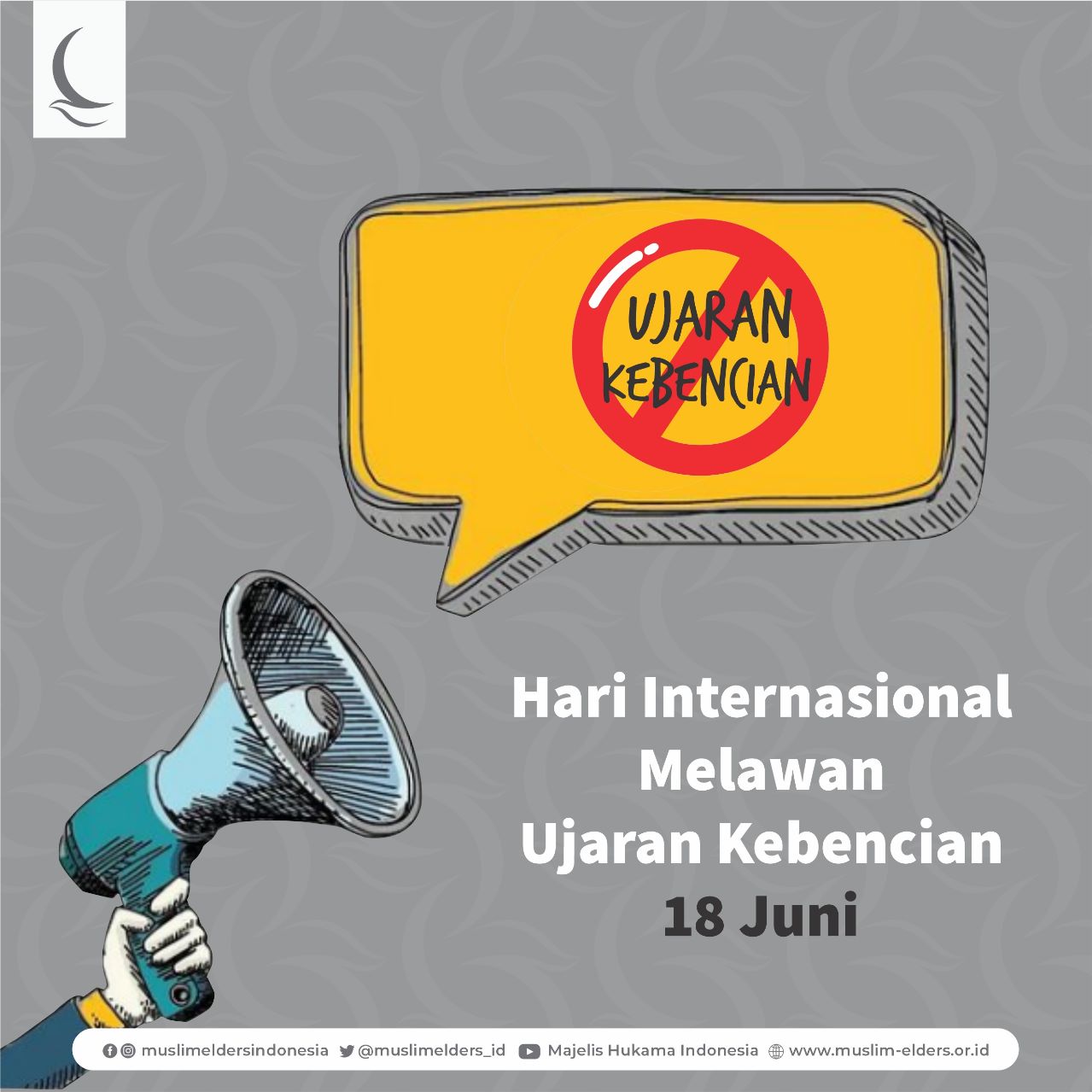 Selamat Hari Internasional Melawan Kebencian