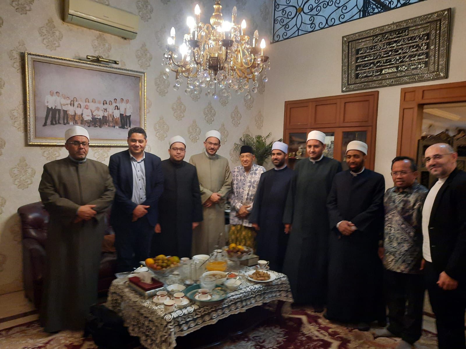 Delegasi MHM berkunjung ke kediaman Prof Quraish Shihab 