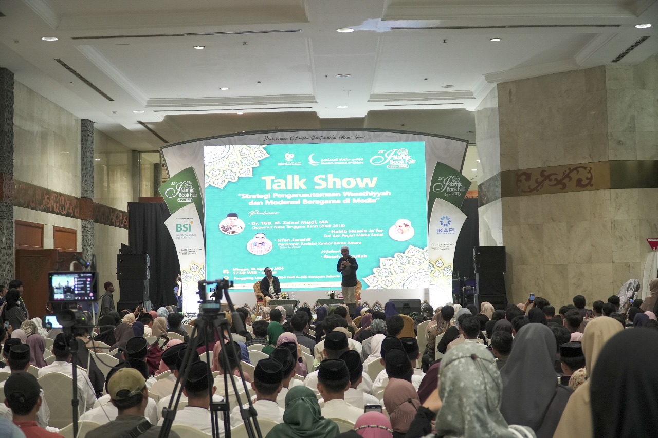 Talkshow MHM dengan narasumber Habib Husein Ja'far diikuti ratusan pengunjung IBF 2024  