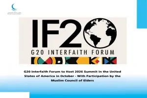 Oktober 2026, Forum Antaragama G20 dan MHM Gelar KTT 2026 di Amerika Serikat